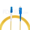 Image de 15m LC UPC vers SC UPC Simplex 2,0mm PVC (OFNR) OS2 Jarretière Optique Monomode