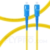 Bild von LWL-Patchkabel, 2m (7ft) SC UPC auf SC UPC Simplex OS2 Singlemode PVC (OFNR) 2.0mm