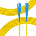 Image de 15m SC UPC vers SC UPC Simplex 2,0mm PVC (OFNR) OS2 Jarretière Optique Monomode