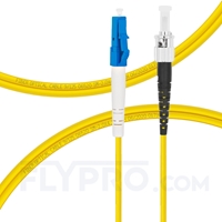 Bild von LWL-Patchkabel, 1m (3ft) LC UPC auf ST UPC Simplex OS2 Singlemode PVC (OFNR) 2.0mm