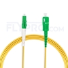 Bild von LWL-Patchkabel, 10m (33ft) LC APC auf SC APC Simplex OS2 Singlemode PVC (OFNR) 2.0mm