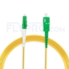 Bild von LWL-Patchkabel, 15m (49ft) LC APC auf SC APC Simplex OS2 Singlemode PVC (OFNR) 2.0mm
