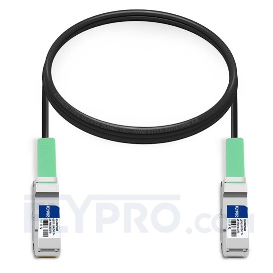 Picture of 2m (7ft) SFP+ DAC Cable, Cisco QSFP-100G-CU2M Compatible 100G QSFP28 Passive Direct Attach Copper Twinax Cable