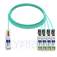 20m Cisco QSFP-4SFP25G-AOC20M Compatible Câble Optique Actif Breakout QSFP28 100G vers 4 x SFP28