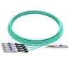 Picture of 20m (66ft) Cisco QSFP-4SFP25G-AOC20M Compatible 100G QSFP28 to 4x25G SFP28 Breakout Active Optical Cable