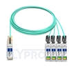 15m (49ft) Generic Compatible 100G QSFP28 to 4x25G SFP28 Breakout Active Optical Cable