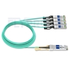 Picture of 25m (82ft) Juniper Networks JNP-100G-4X25G-25M Compatible 100G QSFP28 to 4x25G SFP28 Breakout Active Optical Cable