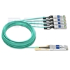 Image de 50m Juniper Networks JNP-100G-4X25G-50M Compatible Câble Optique Actif Breakout QSFP28 100G vers 4 x SFP28