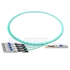 Picture of 2m (7ft) Arista Networks QSFP-4X10G-AOC2M Compatible 40G QSFP+ to 4x10G SFP+ Breakout Active Optical Cable