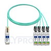 Picture of 7m (23ft) Cisco QSFP-4X10G-AOC7M Compatible 40G QSFP+ to 4x10G SFP+ Breakout Active Optical Cable