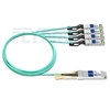 Picture of 7m (23ft) Cisco QSFP-4X10G-AOC7M Compatible 40G QSFP+ to 4x10G SFP+ Breakout Active Optical Cable