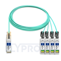 15m (49ft) Cisco QSFP-4X10G-AOC15M Compatible 40G QSFP+ to 4x10G SFP+ Breakout Active Optical Cable