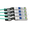 Picture of 5m (16ft) Extreme Networks 10GB-4-F05-QSFP Compatible 40G QSFP+ to 4x10G SFP+ Breakout Active Optical Cable