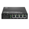 Bild von 4x 10/100/1000Base-T RJ45~1x 1000Base-X SFP Rainure SC Unmanaged Gigabit Ethernet Media Converter, Simplex, 1310nm/1550nm, 20km