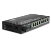 Bild von 8x 10/100/1000Base-T RJ45~1x 1000Base-X SFP Rainure SC Unmanaged Gigabit Ethernet Media Converter, Simplex, 1310nm/1550nm, 20km