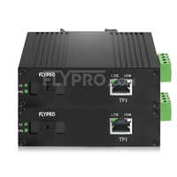 1x 10/100Base-T RJ45 vers 1x 100Base-X SFP Rainure SC Unmanaged Gigabit Ethernet Media Converter, Simplex, 1310nm/1550nm, 20km, Industrial