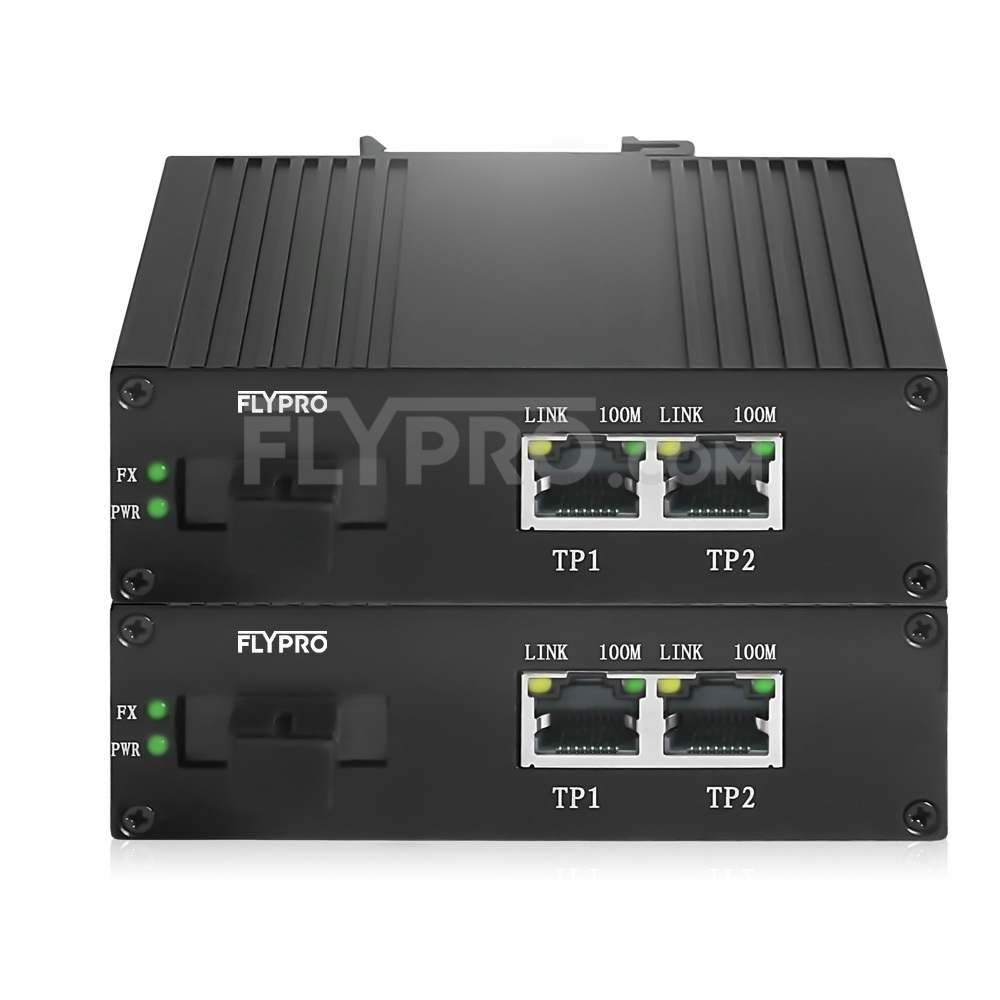 Unmanaged Media Converters 2x 10 100base
