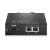 Bild von 2x 10/100Base-T RJ45 vers 1x 100Base-X SFP Rainure SC Unmanaged Gigabit Ethernet Media Converter, Simplex, 1310nm/1550nm, 20km, Industrial