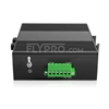 Bild von 4x 10/100/1000Base-T RJ45 vers 1x 1000Base-X SFP SC Unmanaged Gigabit Ethernet Media Converter, Simplex, 1310nm/1550nm,20km, Industrial
