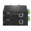 Bild von Mini 1x 10/100/1000Base-T RJ45 vers 1x 1000Base-X SFP Rainure SC Unmanaged Gigabit Ethernet Media Converter, Simplex, 1310nm/1550nm,20km, Industrial