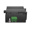 Bild von Mini 4x 10/100/1000Base-T RJ45 vers 1x 1000Base-X SFP Rainure SC Unmanaged Gigabit Ethernet Media Converter, Simplex, 1310nm/1550nm,20km, Industrial