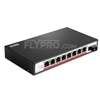 Image de 8x 10/100Base-T RJ45 ~ 1x 100Base-X SFP Rainure SC Unmanaged PoE Switch,Single Fiber, 1310nm/1550nm 20km