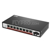 Image de 8x 10/100Base-T RJ45 ~ 1x 100Base-X SFP Rainure SC Unmanaged PoE Switch,Single Fiber, 1310nm/1550nm 20km