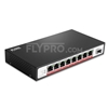 Bild von 8x 10/100Base-T RJ45 ~ 1x 100Base-X SFP Unmanaged PoE Switch