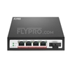 4x 10/100/1000Base-T RJ45 ~ 1x 1000Base-X SFP Rainure SC Unmanaged PoE Switch,Single Fiber,1310nm/1550nm 20km