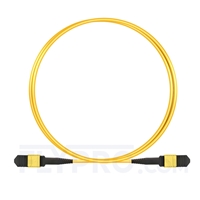 1m (3ft) Senko MPO Female 12 Fibers Type B LSZH OS2 9/125 Single Mode Elite Trunk Cable, Yellow