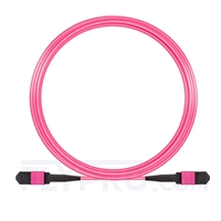 10m Senko MPO Femelle 12 Fibres OM4 (OM3) 50/125 Câble Trunk Multimode, Type A, Élite, LSZH, Magenta