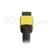 Picture of 2m (7ft) Senko MPO Female to 4 LC UPC Duplex 8 Fibers Type B LSZH OS2 9/125 Single Mode Elite Breakout Cable, Yellow