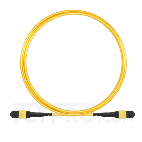 Bild von 7m (23ft) MTP Trunk Cable Male 12 Fibers Type A LSZH OS2 9/125 Single Mode Elite, Yellow