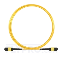 7m MTP Mâle 12 Fibres OS2 9/125 Câble Trunk Monomode, Type A, Élite, LSZH, Jaune