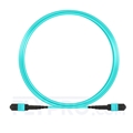 Image de 5m MTP Femelle 12 Fibres OM3 50/125 Câble Trunk Multimode, Type A, Élite, Plénum (OFNP), Aqua