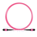 Picture of 3m (10ft) MTP-MTP Patch Cord Male 12 Fibers Type B Plenum (OFNP) OM4 (OM3) 50/125 Multimode Elite, Magenta