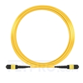 Picture of 15m (49ft) MTP-MTP Patch Cable Female 12 Fibers Type A Plenum (OFNP) OS2 9/125 Single Mode Elite, Yellow