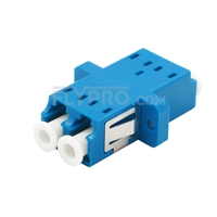 LC/UPC auf LC/UPC Duplex Singlemode SC Fußabdruck LWL-Adapter/Führungshülse aus Kunststoff mit Flansch