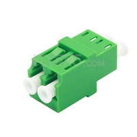 LC/APC auf LC/APC Duplex Singlemode LWL-Adapter/Führungshülse ohne Flansch