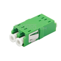 Adaptateur à Fibre Optique/Manchon d'Accouplement Plastique LC/APC vers LC/APC, Type SC Monomode Duplex avec Bride