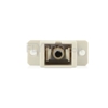 Picture of SC/UPC to SC/UPC Simplex OM1/OM2 Multimode Plastic Fiber Optic Adapter/Mating Sleeve with Flange