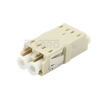 Adaptateur à Fibre Optique/Manchon d'Accouplement Plastique LC/UPC vers LC/UPC, Type SC Multimode OM1/OM2 Duplex avec Bride