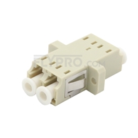 Adaptateur à Fibre Optique/Manchon d'Accouplement Plastique LC/UPC vers LC/UPC, Type SC Multimode OM1/OM2 Duplex avec Bride