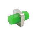 Image de Adaptateur à Fibre Optique/Manchon d'Accouplement Métallique FC/APC vers FC/APC, Type Carré Monobloc Solide, Simplex Monomode avec Bride
