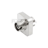 Picture of FC/APC to FC/APC Simplex Single Mode Square Solid Type One Piece Metal Fiber Optic Adapter/Mating Sleeve with Flange