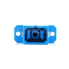 Picture of SC/UPC to SC/UPC Simplex Single Mode Plastic Fiber Optic Adapter/Mating Sleeve with Flange