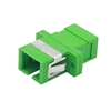 Bild von SC/APC auf SC/APC Simplex Singlemode LWL-Adapter/Führungshülse mit Flansch