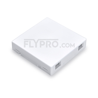 2-Ports SC Simplex SM/MM FTTH LWL-Wandteller Steckdose, Entladen