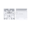 Picture of 2-Port Fiber Optic Wall Plate Outlet, Unloaded