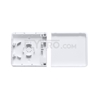 Picture of 2-Port Fiber Optic Wall Plate Outlet, Unloaded